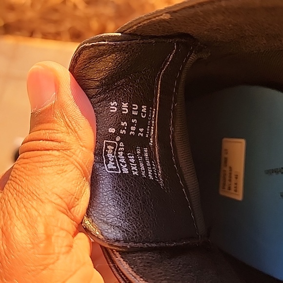 Propét Women's Wilma Hook and Loop Oxford Black Size 8 Casual Shoe Excellent - Picture 8 of 12